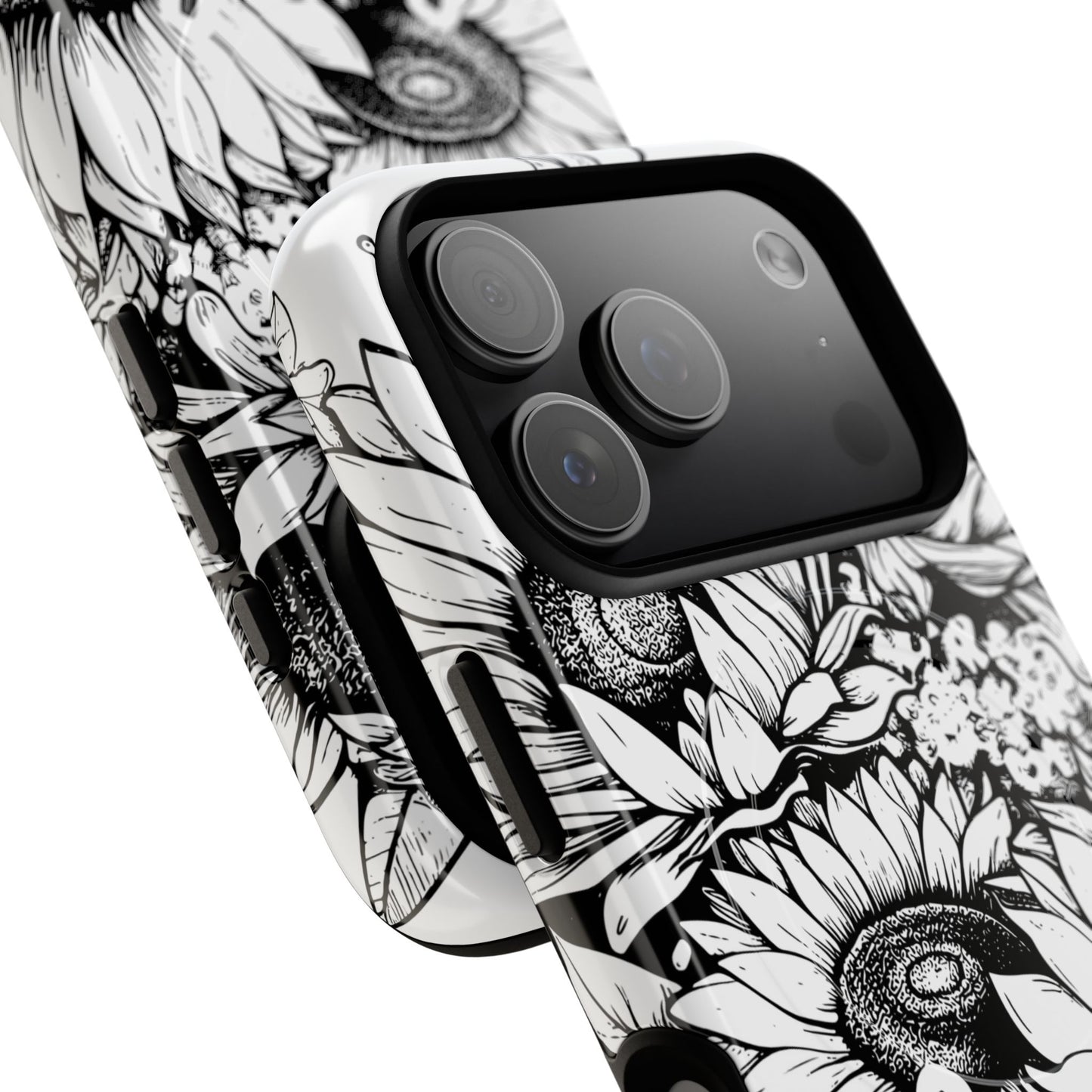 Loved John 3:16, Inspirational Gift, Tough iPhone Magnetic Case Scripture, Sunflower Bible Verse, MagSafe® iPhone® Tough Case, iPhone 14, iPhone 15, iPhone 16, Pro, Pro Max, Plus