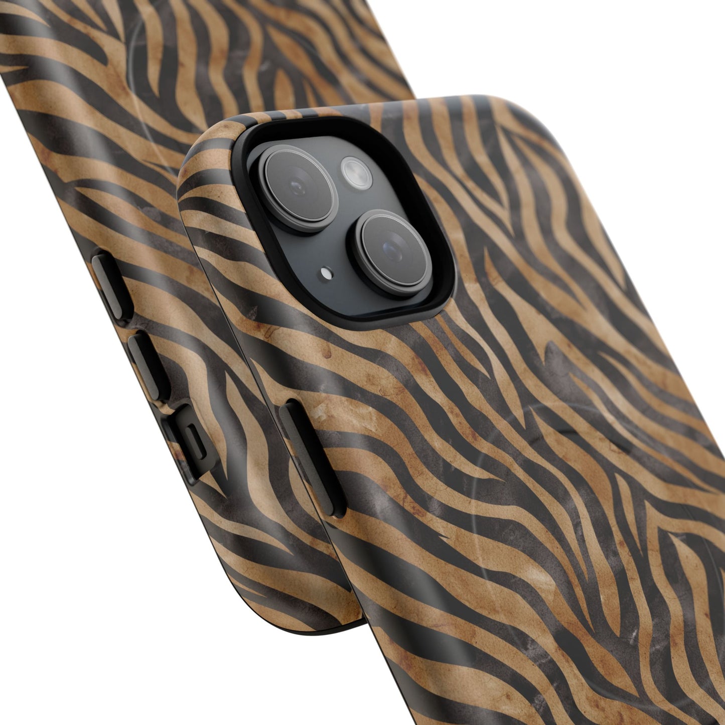 Tough Magnetic iPhone Case with Zebra Print, Stylish Protection for iPhones, Unique iPhone Accessory, Gift for Animal Lovers]