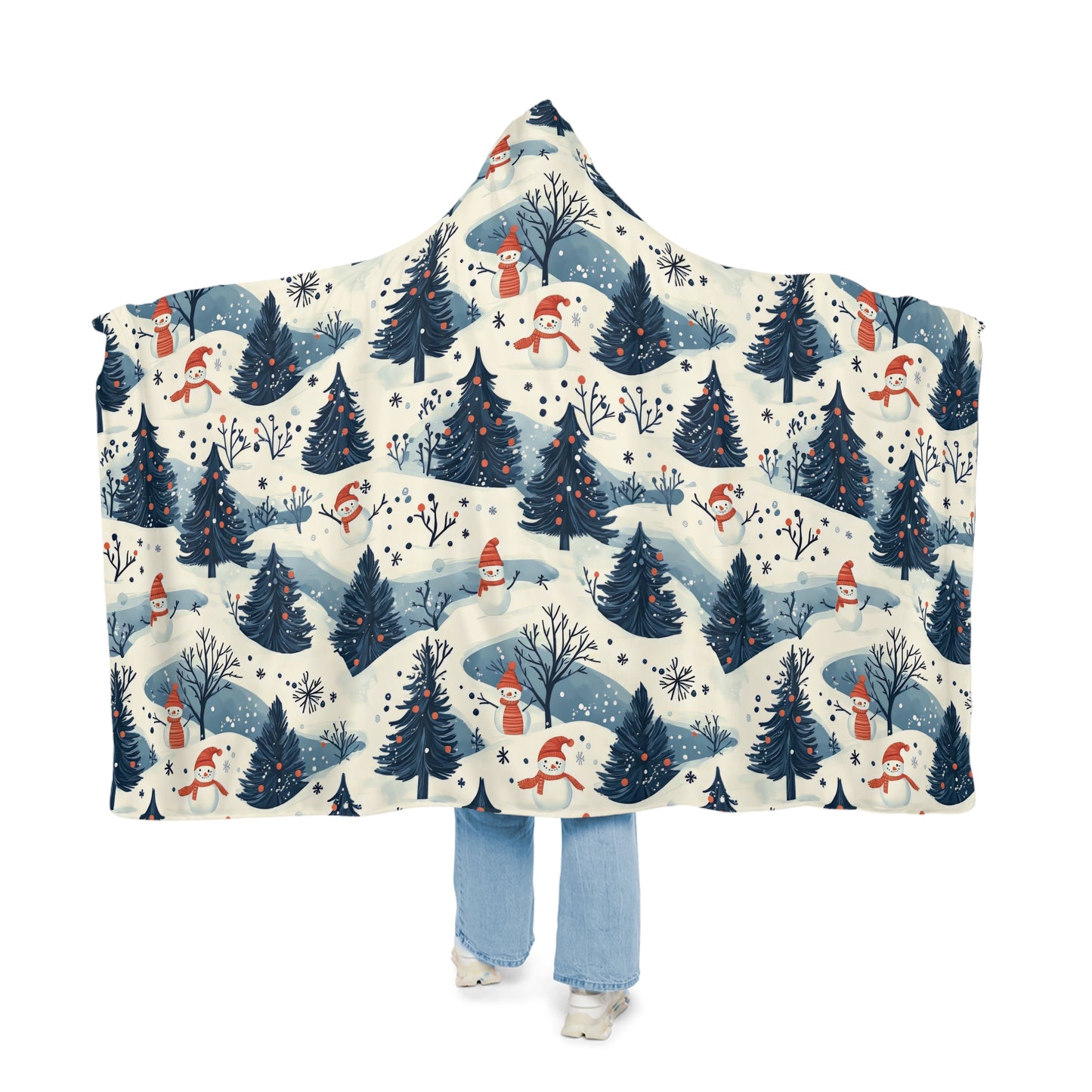 Frosty Forest Snuggle Snuggle Blanket