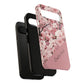 Personalized Cherry Blossom Tough Phone Case — Pink Floral Protective Case for Samsung & Google