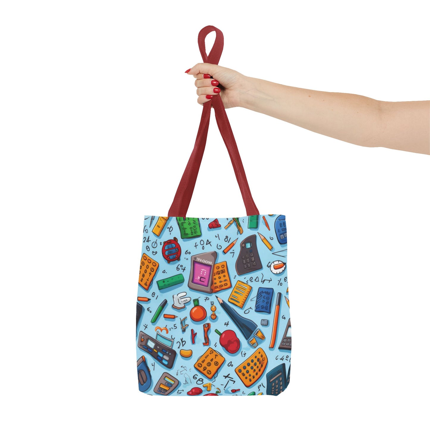 Blue Academic Adventures Tote Bag