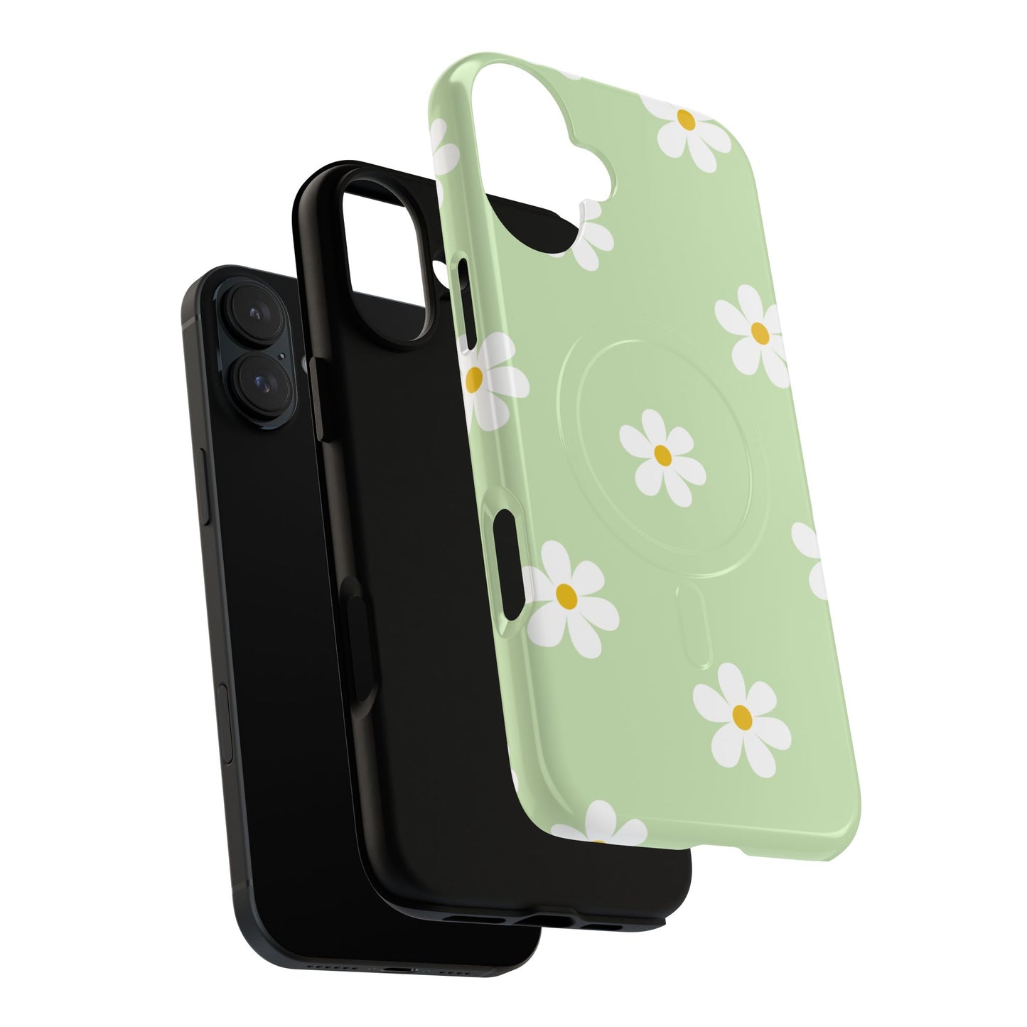 Floral Tough Magnetic Case, Flower iPhone Cover, Cute iPhone Case, Nature Inspired Accessory, Gift for Plant Lovers