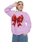 Bow Charm Valentines Unisex Comfort Colors Garment-Dyed Sweatshirt