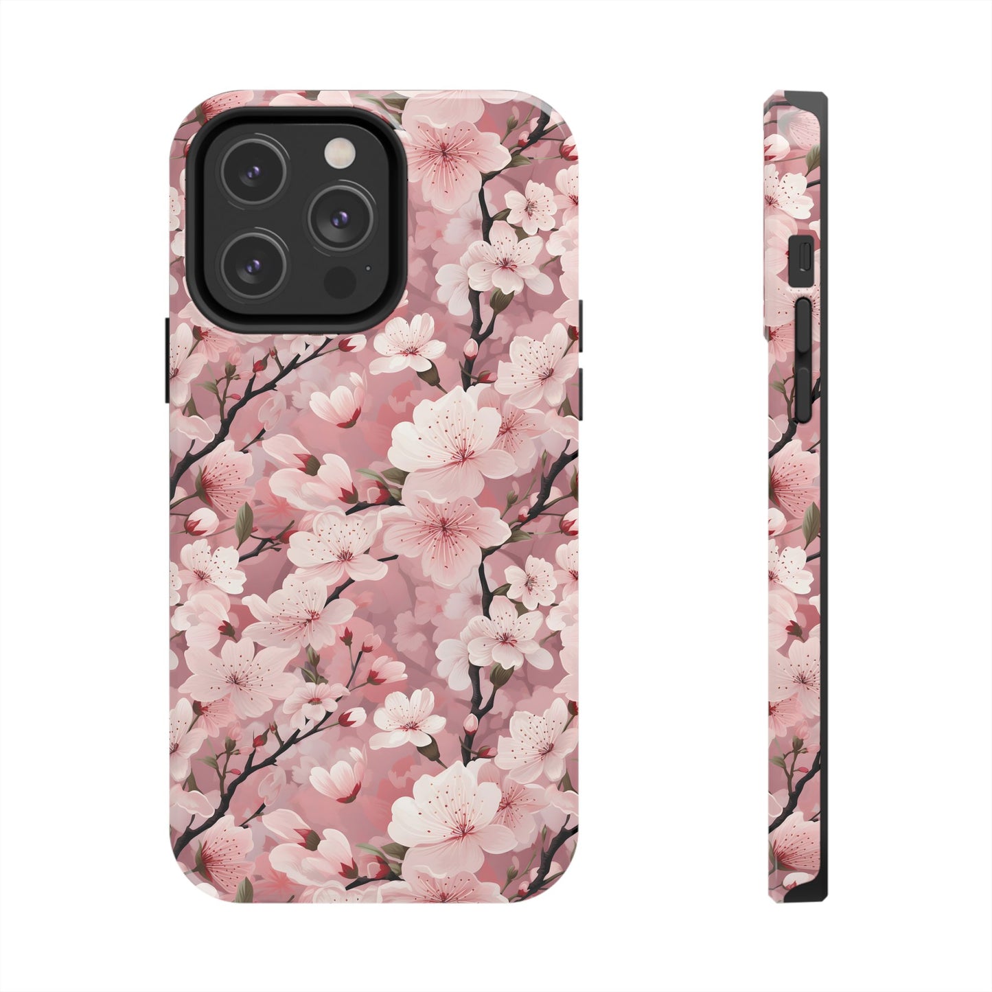 Cherry Blossom iPhone and Samsung Tough Phone Cases