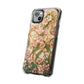 Floral Vintage Art Stained Glass Effect Nouveau Clear Magnetic Impact Case