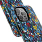 Colorful Floral Phone Case, Tough Magnetic Phone Cover, Durable Tech Accessory, Unique Gift for Her, Vibrant Smartphone Case