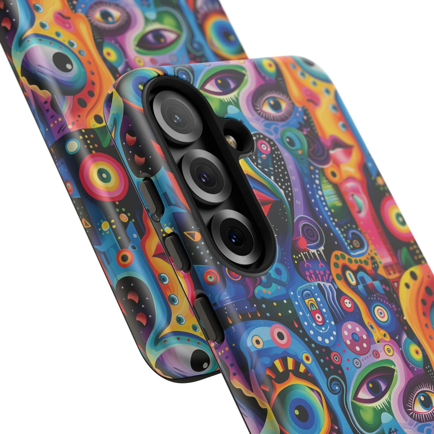 Psychedelic Visions Vibrant Art Google Pixel, iPhone and Samsung Phone Case - Tough Cases for Creative Souls