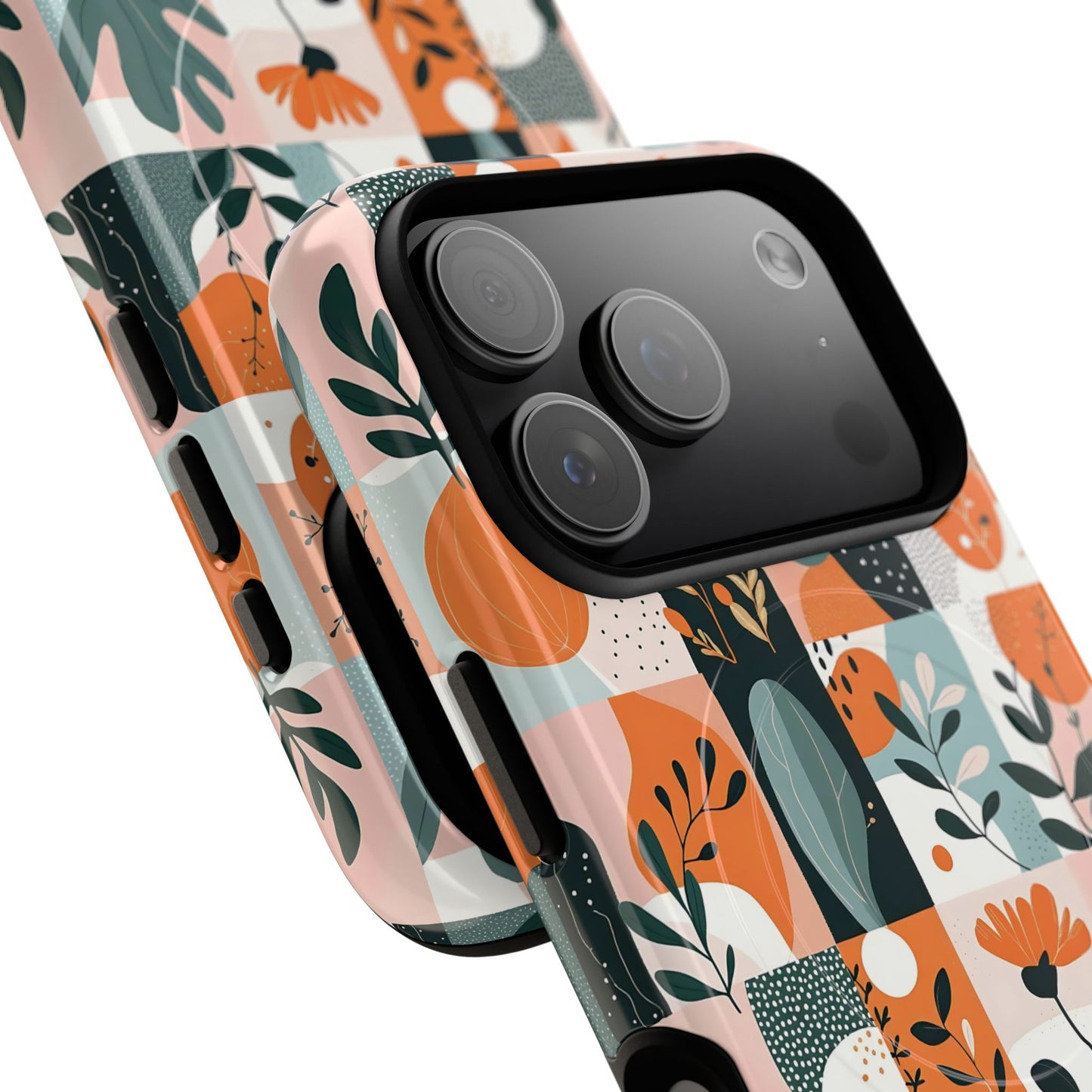Botanical Bliss Tough Magnetic Phone Case, Durable Phone Cover, Gift for Her, Stylish Tech Accessory, Fall Vibes, Trendy Mobile Case