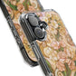 Floral Vintage Art Stained Glass Effect Nouveau Clear Magnetic Impact Case