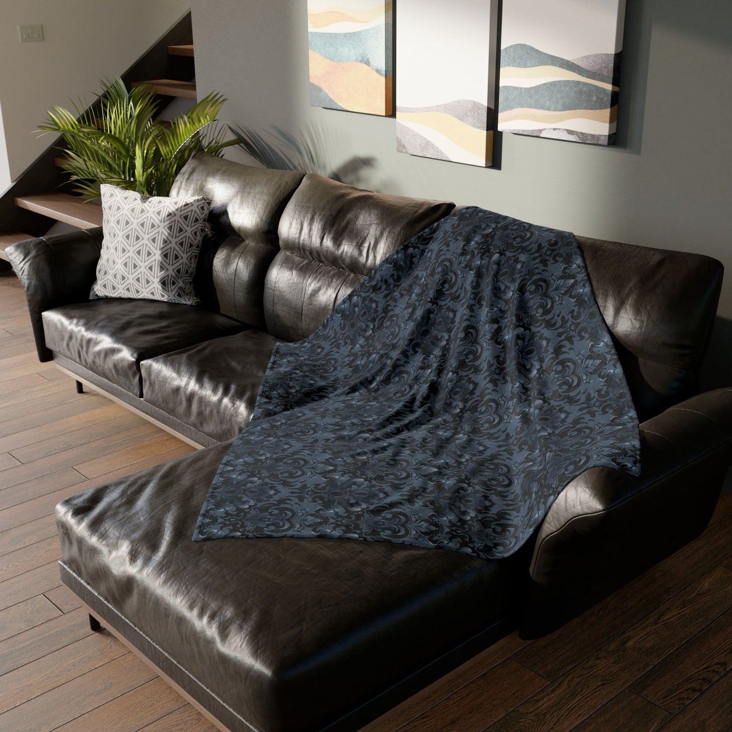Opulent Dusk Soft Minky Blanket
