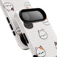 Cute Cat Tough Magnetic Case, iPhone Cover, Cat Lover Gift, Cute Cat Accessories, Pet-Themed iPhone Case