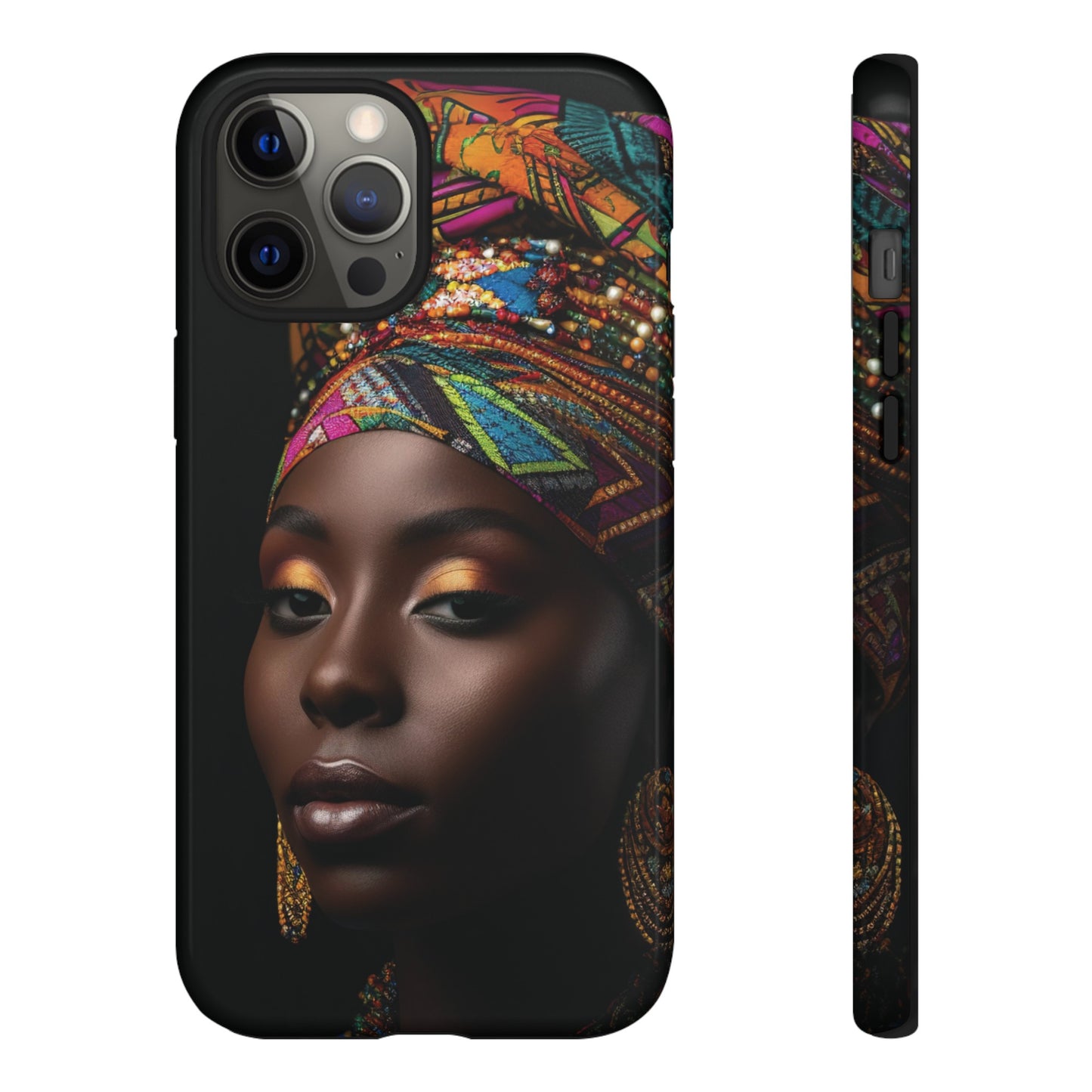 Regal Reflections: African Majesty iPhone Cases