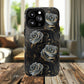 Midnight Bloom Tough iPhone Magnetic Cases,  iPhone 14, iPhone 15, iPhone 16, Pro, Pro Max, Plus MagSafe Case, Protective Tech Accessories, Gift for Her, Floral Design