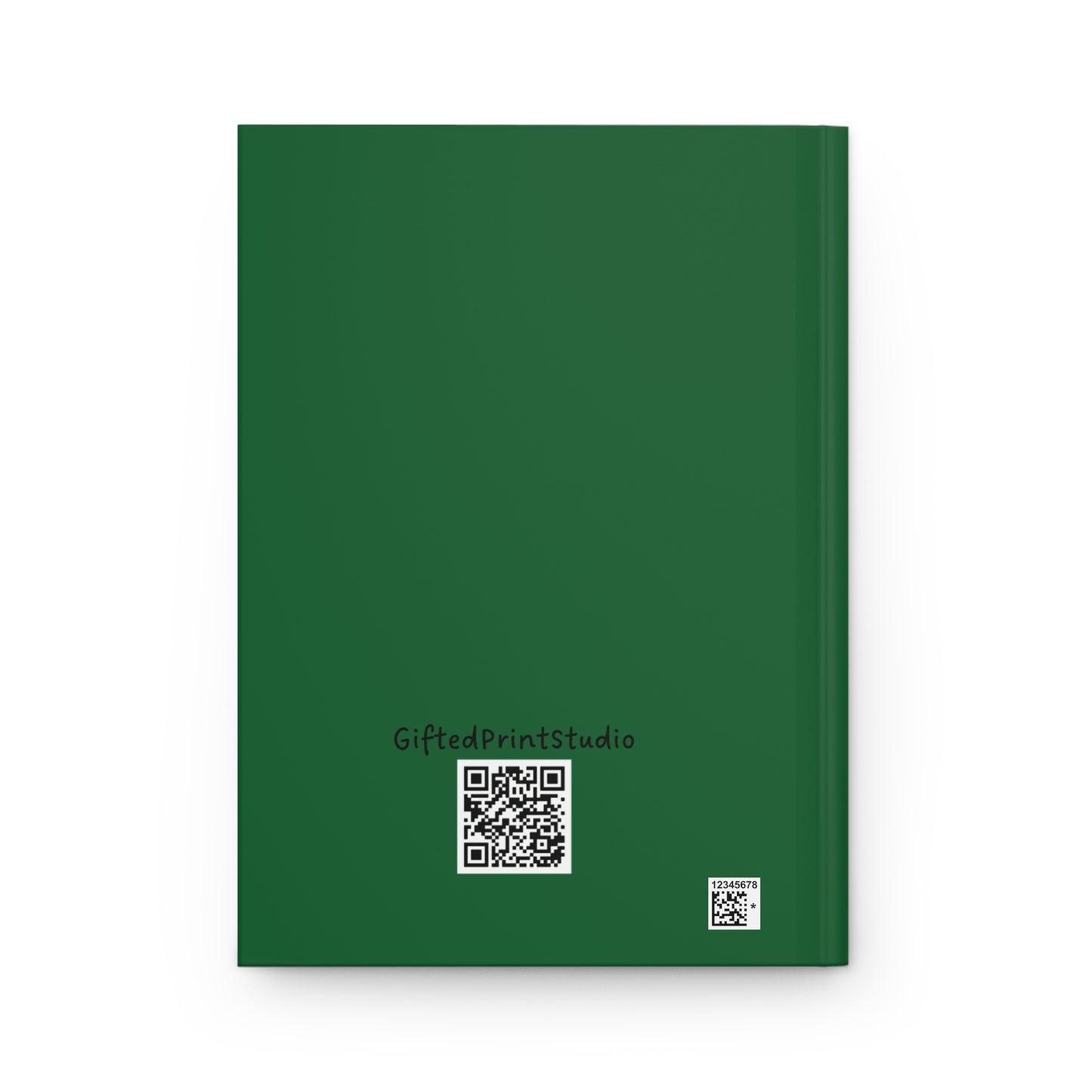 Personalized Kids Green Hardcover Notebook — "This Belongs to [Name]" Cute School Notebook/Back to School
