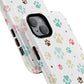 Pet Lover Magnetic iPhone Case - Cute Paw Print Design, Tough Magnetic Cases for Dog and Cat Owners, Gift for Animal Lovers