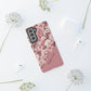 Personalized Cherry Blossom Tough Phone Case — Pink Floral Protective Case for Samsung & Google