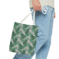 Grey Tropical Bliss Tote Bag