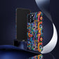 Psychedelic Visions Colorful Art iPhone Case - Tough Cases with Vibrant Abstract Design
