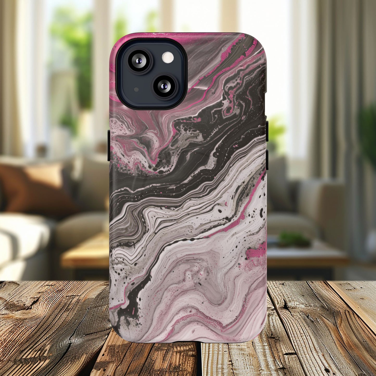 Stylish Magnetic iPhone Cases for Tough Protection, Trendy iPhone Covers, Gift for Teens, Modern Tech Accessories, Marble iPhone Design Cases