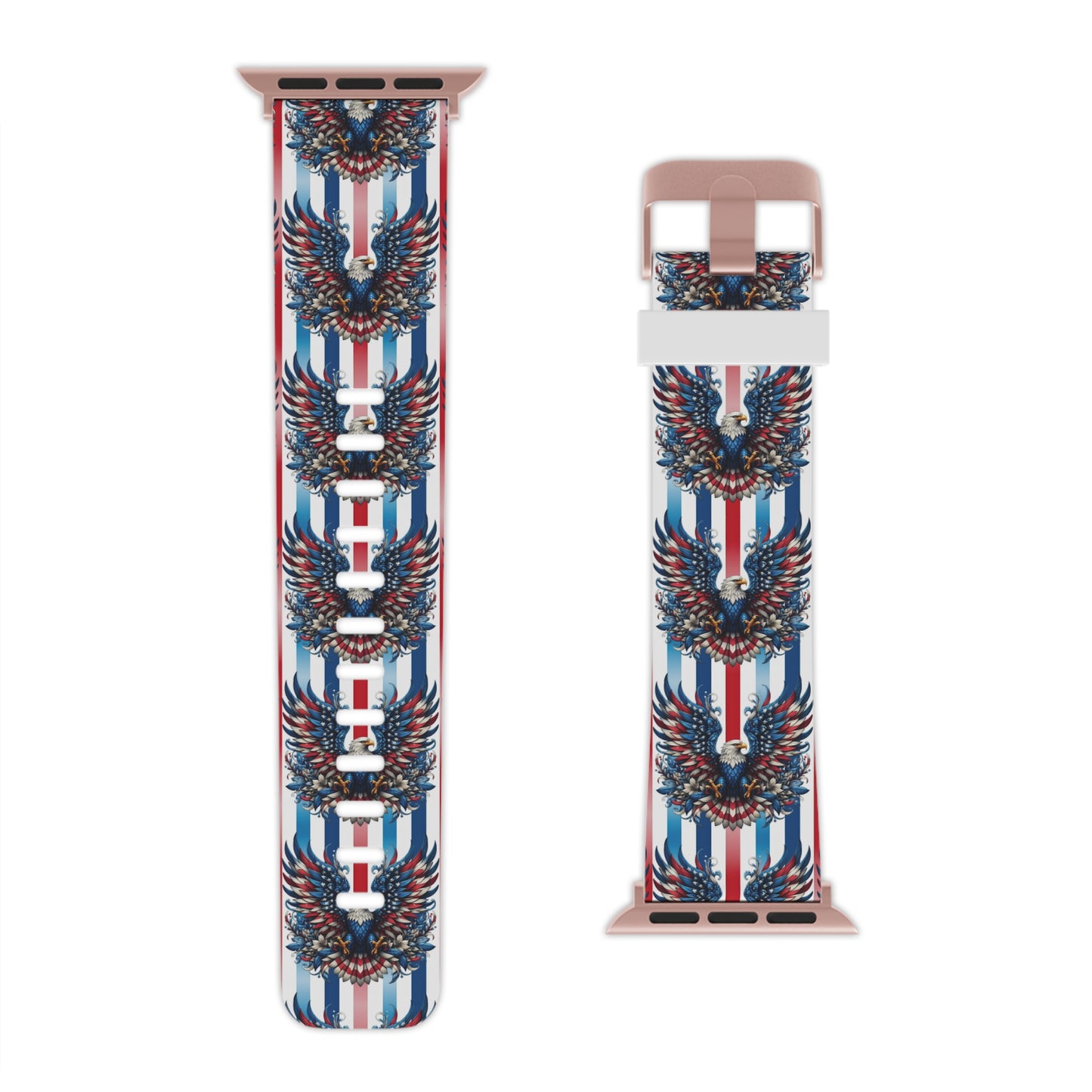 Patriotic Pride Apple Watch Band - Stylish Wrist Accessory for Independence Day & Beyond
