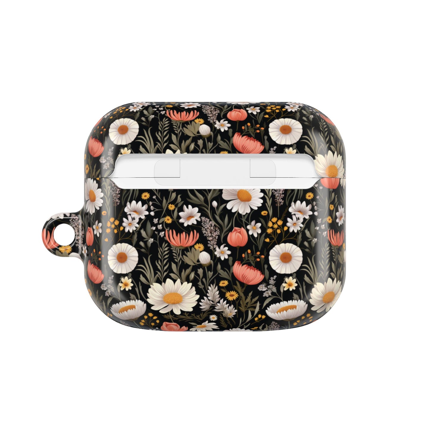 Blossom Elegance: Noir Garden AirPod Case - Chic Floral Design for Nature Lovers- Airpods Pro Gen 1 and 2, Gen 1 to 4.