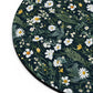 Daisy Delight Botanical Floral Mouse Pad - Beautiful Greenery Design for Home or Office.