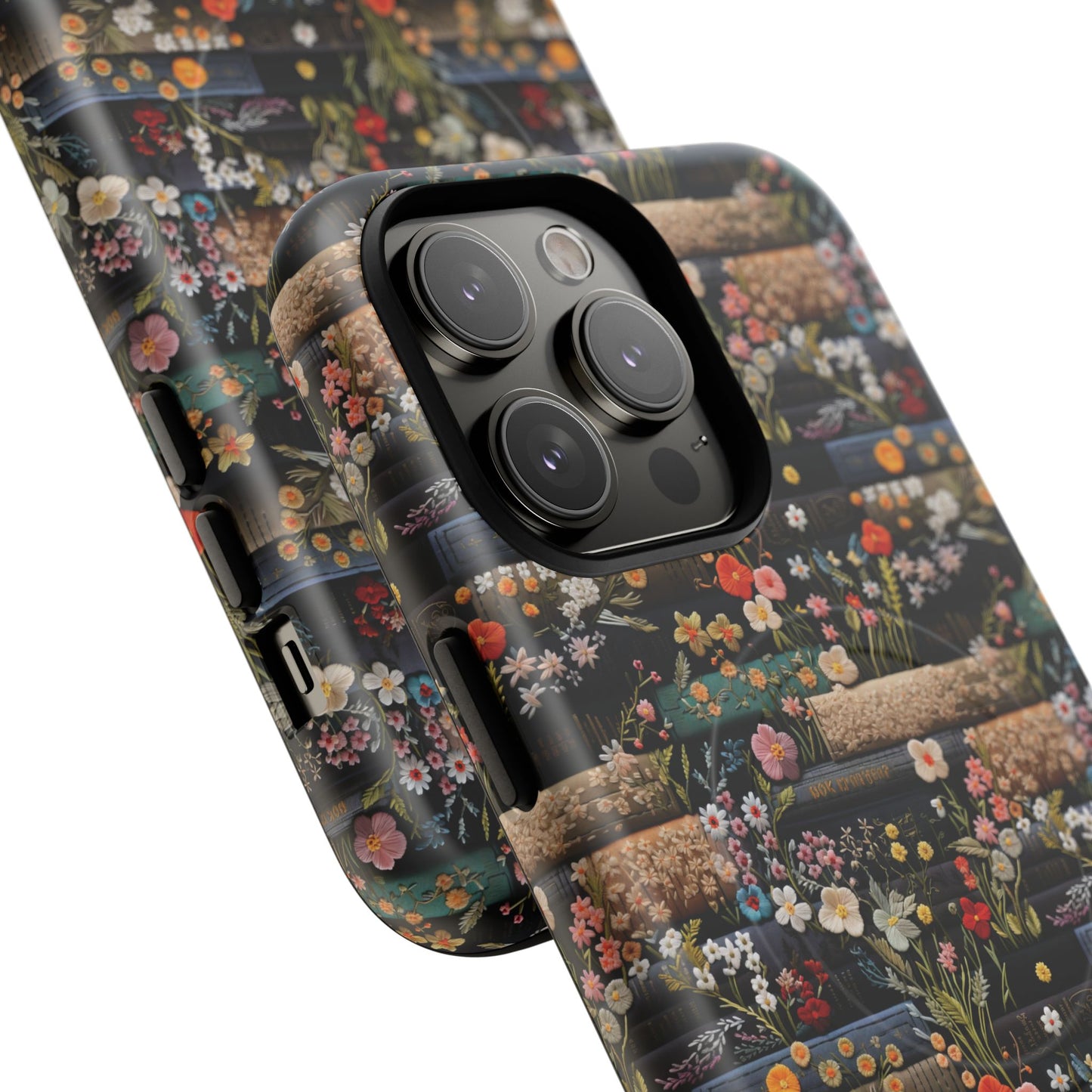 Floral Library Dreams Tough iPhone Magnetic Cases, Stylish Protective Cover, Customizable Gift for Nature Lovers, Festive Accessory for iPhone