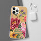 Floral Scripture Phone Case — "Let Your Light Shine" (Matthew 5:16) for iPhone and Samsung Cases.