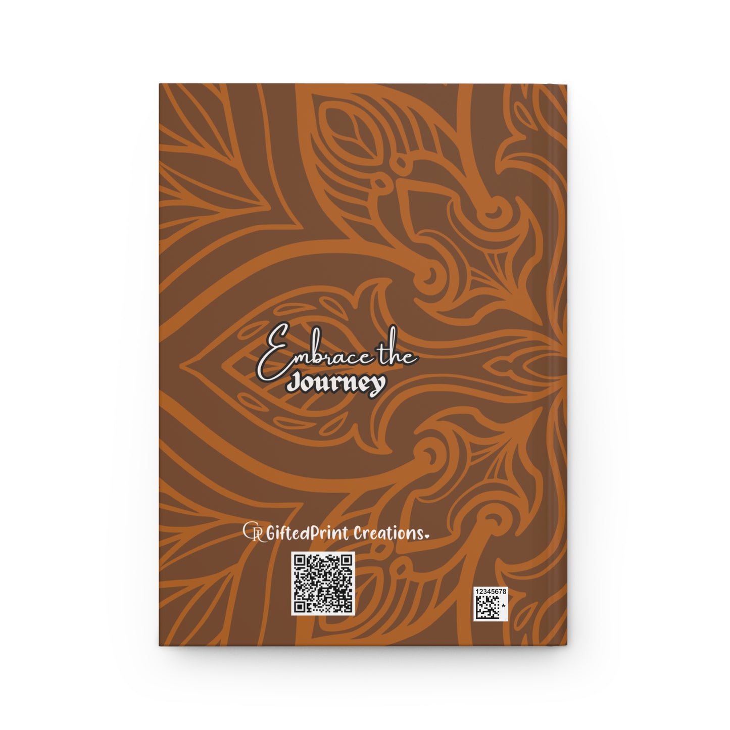 Boho Chic Hardcover Journal | Notes/Embrace the Journey | Stylish Notepad for Women | Gift for Writers/Students/Creative Souls.