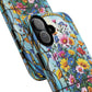 Floral Stained Glass Tough Magnetic Case, Durable Phone Cover, Gift for Nature Lovers, Unique Floral Design, Phone Accessories for All Occasions.