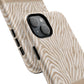 Personalized Zebra Animal Print Cover, Tough Magnetic MagSafe® iPhone® 13, 14, 15, 16, 17, Pro, Pro Max, Plus Cases (Custom Name).