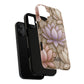 Personalized Lotus Floral Stained Glass Effect Tough Phone Case