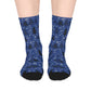 Winter Wonderland Navy Mid-Length Socks