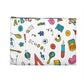 Personalized Classroom Couture Composition Book Inspired Accessory Pouch, Kids School Supplies, Classroom Organizer, Teacher Gift, Fun Stationery Case, Back to School