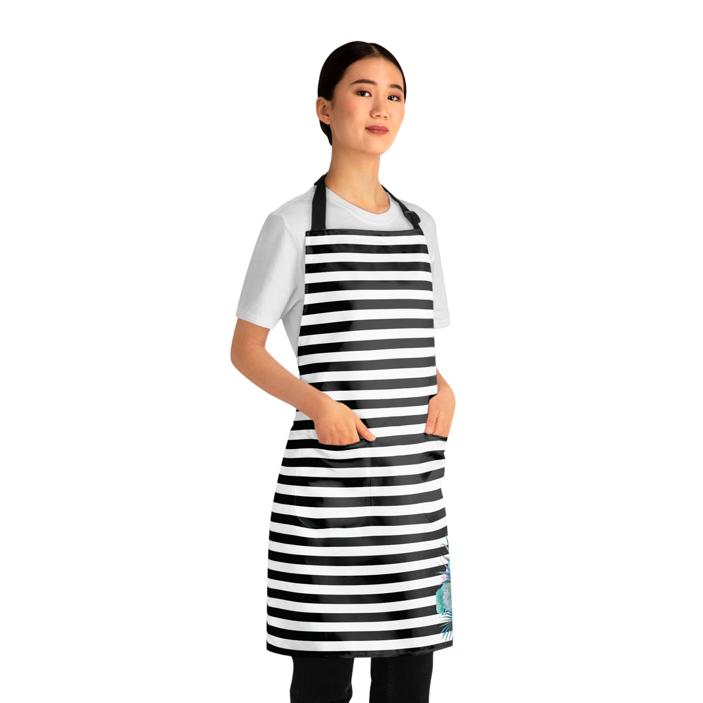 Grilling Apron with Personalized All-Over Print Design