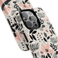 Personalized Floral Blush Garden Whisper Tough Magnetic MagSafe® iPhone® 13, 14, 15, 16, 17, Pro, Pro Max, Plus Cases (Custom Name).