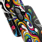 Vibrant Yin Yang Pop Splash Tough Magnetic iPhone Cases, Bold Artwork, Customizable Protection, Gift for Tech Lovers, Colorful iPhone Accessories