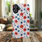 Patriotic Floral Dreams Tough Magnetic iPhone Cases, Durable, Stylish, Gift for Her, Protective Phone Cover, Spring Floral Design