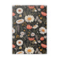 Blossom Elegance: Noir Garden Hardcover Notebook with Puffy Covers