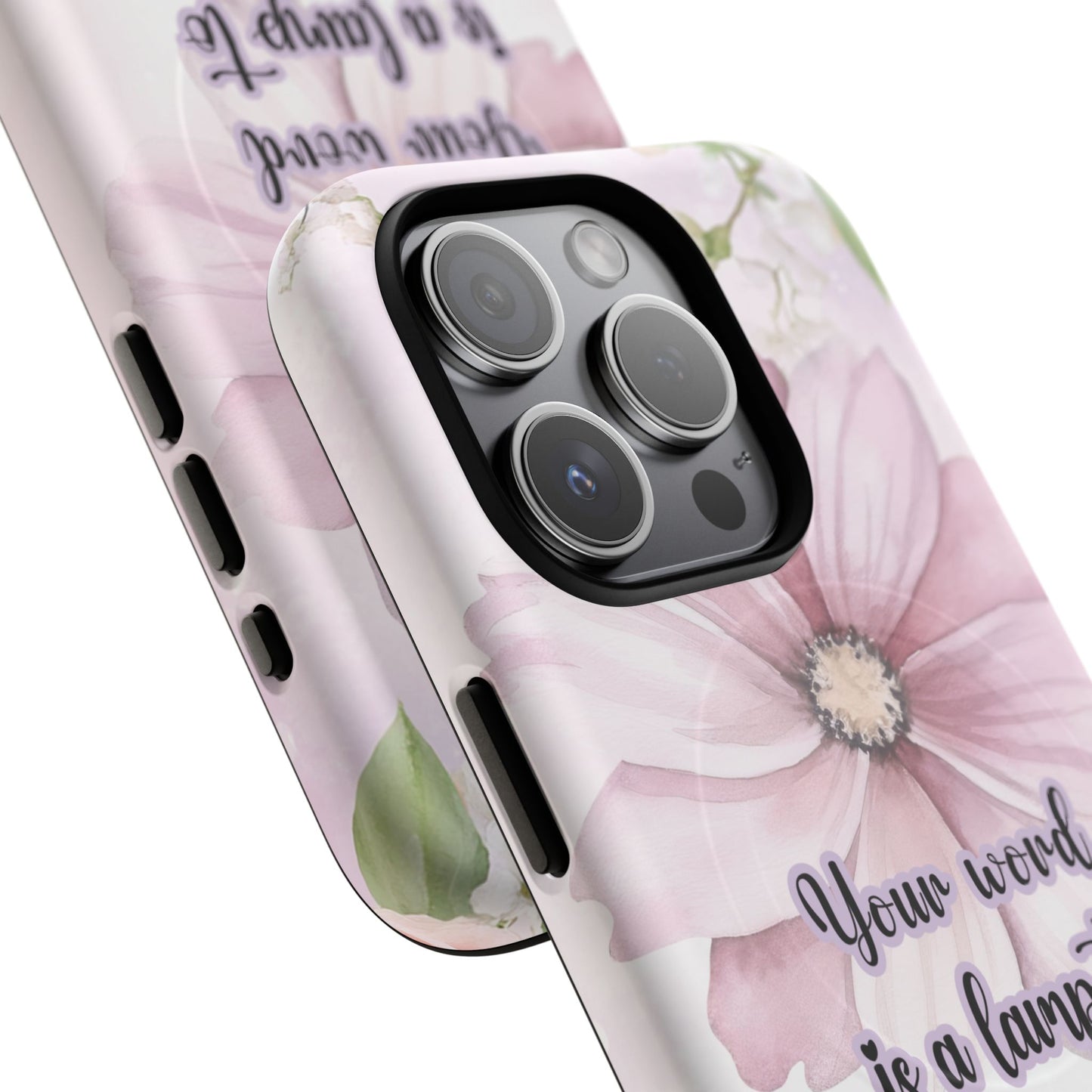 Your Word is a Lamp to My Feet Psalm 119:105 | Inspirational Gift, Tough iPhone Magnetic Case | Scripture, Bible Verse, MagSafe® iPhone® Tough Case, iPhone 14, iPhone 15, iPhone 16, Pro, Pro Max, Plus