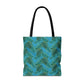 Turquoise Tropical Bliss Tote Bag