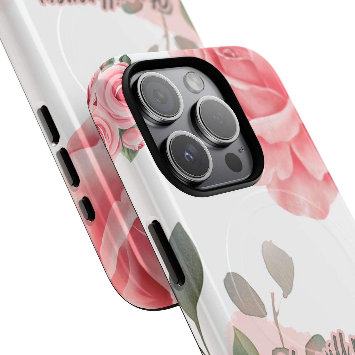 You will Renew your Strength Isaiah 40:11, Inspirational Gift, Tough iPhone Magnetic Case Scripture, Floral Bible Verse, MagSafe® iPhone®, iPhone 14, iPhone 15, iPhone 16, Pro, Pro Max, Plus.