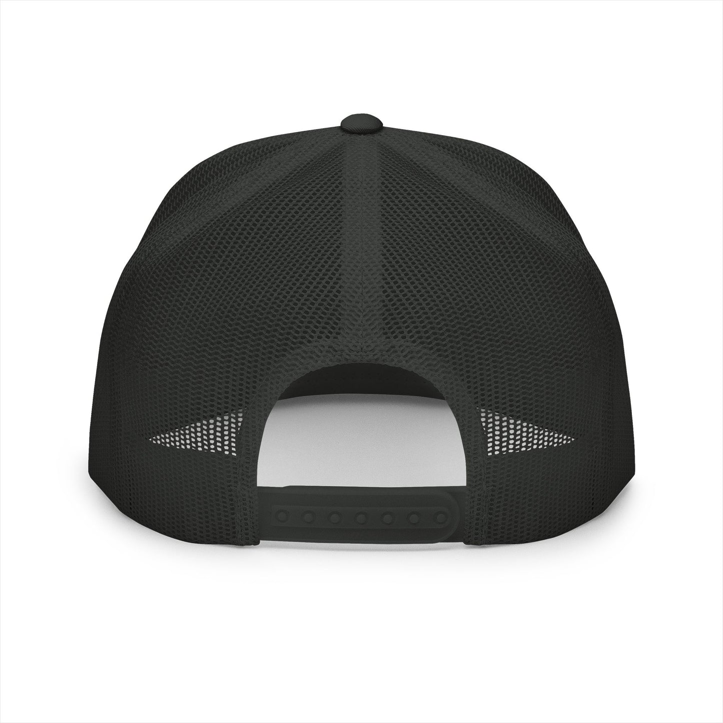 Navy 'ELOHIM, GENESIS 1:1'  Embroidered 5 Panel Trucker Cap | Casual Style Hat, Adjustable, Unisex, Perfect Gift for Outdoors, Festivals, Daily Wear