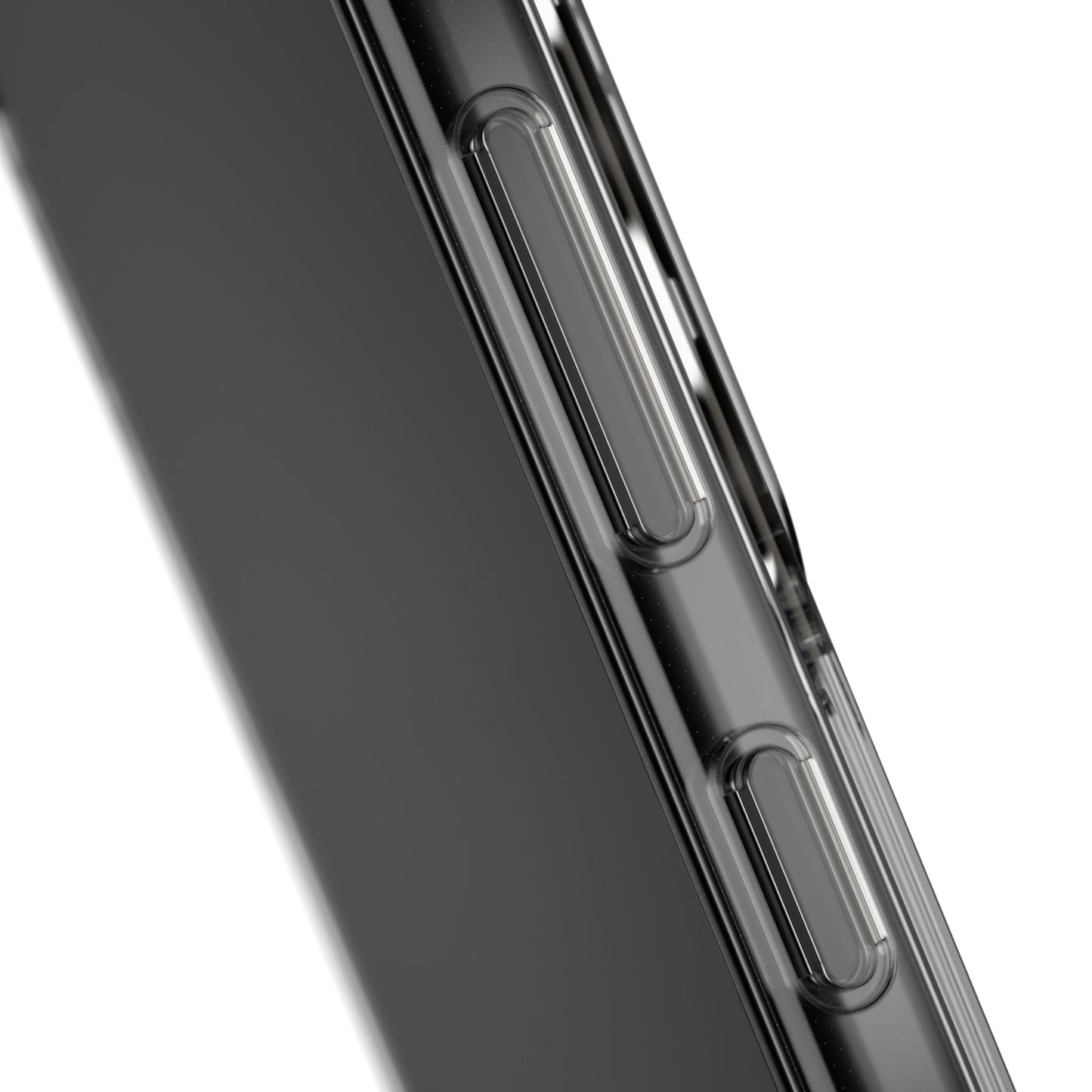 Velvet Petal Noir Floral Petal Clear Impact-Resistant iPhone and Samsung Case.