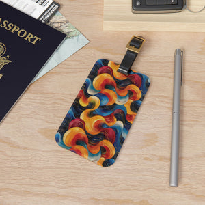 Cosmic Swirl Luggage Tag