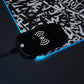 Urban Graffiti LED Gaming Mouse Pad, Wireless Charging