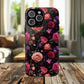Starry Rose Garden Tough Magnetic Phone Case, Stylish Phone Cover, Gift for Her, Elegant Floral Design, Durable Phone Accessories