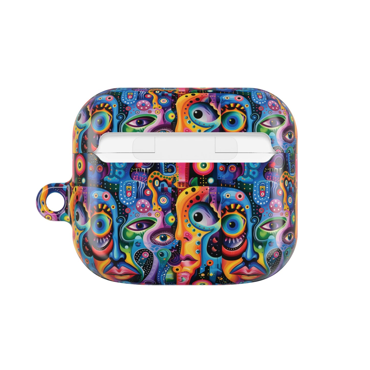 Psychedelic Visions Colorful Artistic AirPod Case - Unique Design for Music Lovers