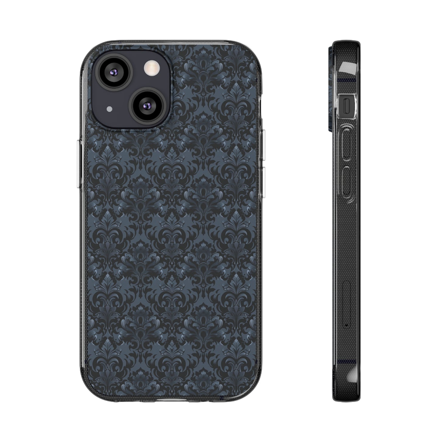 Opulent Dusk Clear Silicone iPhone Cases