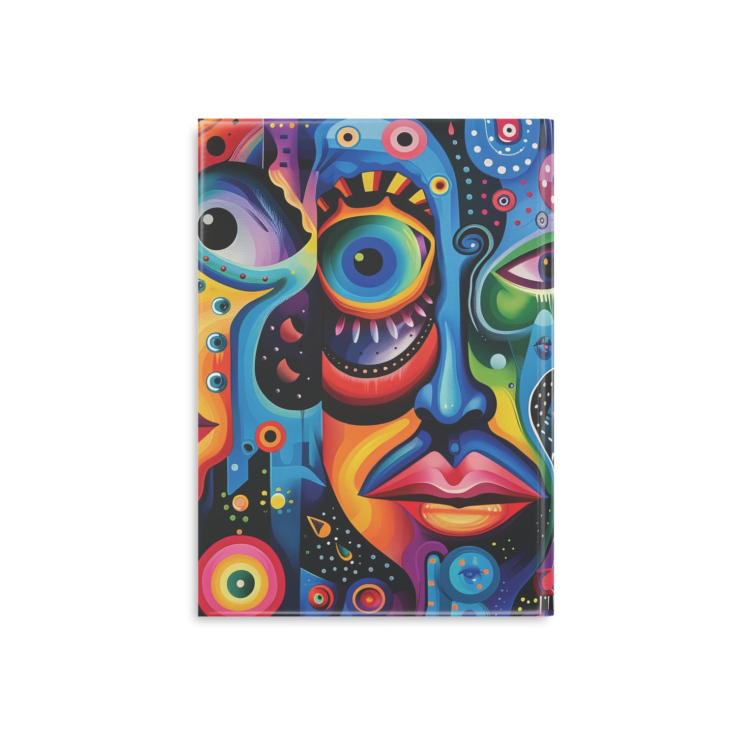 Psychedelic Visions Hardcover Notebook with Puffy Covers